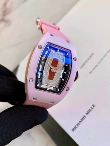 Đồng hồ nữ RICHARD MILLE dây silicon mặt nạm kim hàng độc mới