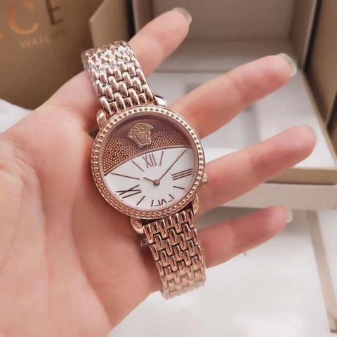 Đồng hồ nữ VERSACE dây kim loại case 38mm đẹp sang