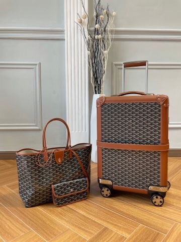 Va li kéo Goyard* mẫu mới hoạ tiết logo có nhiều màu cực đẹp