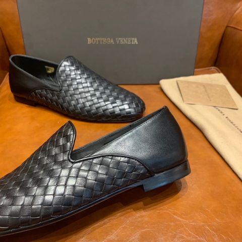 Giày lười Bottega VENETA da đan da đẹp hàng cao cấp