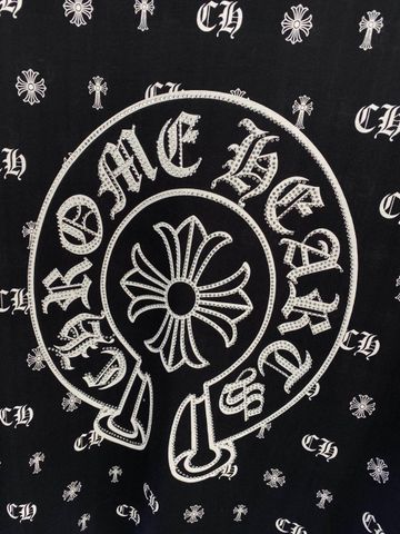 Áo phông nam Chrome Hearts hoạ tiết đính hạt đẹp