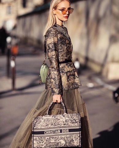 Túi xách nữ Dior* book tote 37cm và 41cm SIÊU CẤP hoạ tiết đẹp