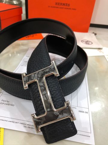 Belt nam HERMES màu xanh đen hàng đẹp