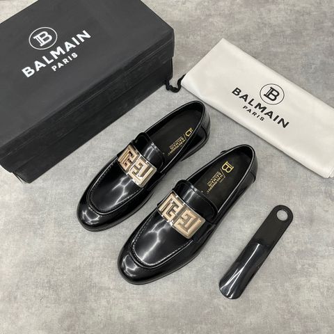 Giày nam Loafer BALMAIN* da bóng mờ đẹp lịch lãm hàng độc VIP 1:1