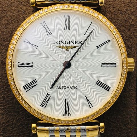 Đồng hồ nam LONGINES* dây kim loại viền kim máy cơ đẹp lịch lãm SIÊU CẤP