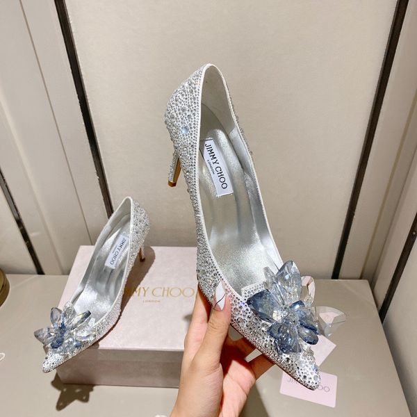Choo Heels Jimmy Choo Replica Trainers Crystal Jimmy Choo Look - Main Image