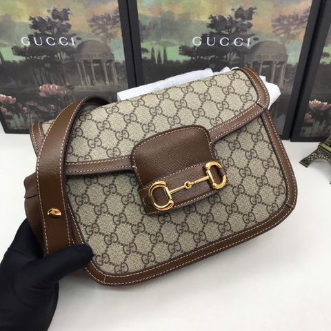 Túi xách nữ GUCCI* mini kèm quai bản to size 21cm