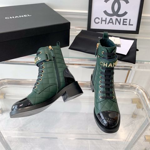 Boot chanel* cổ lỡ da bê trần trám dáng khoẻ đẹp VIP 1:1