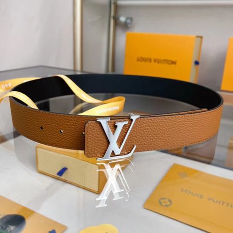 Belt nam LV* bản 4cm dây da dùng đc 2 mặt đẹp cao cấp