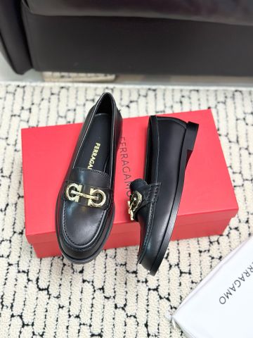 Giày nữ Loafer SALVATORE* da bò lỳ đẹp sang thanh lịch VIP 1:1