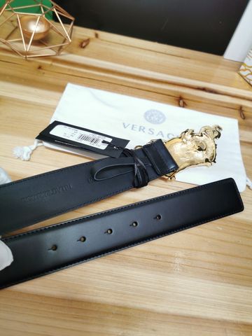 Belt nam VERSACE* mặt medusa rắn trườn nạm đá đẹp độc bản 4cm VIP LIKE AUTH 1:1