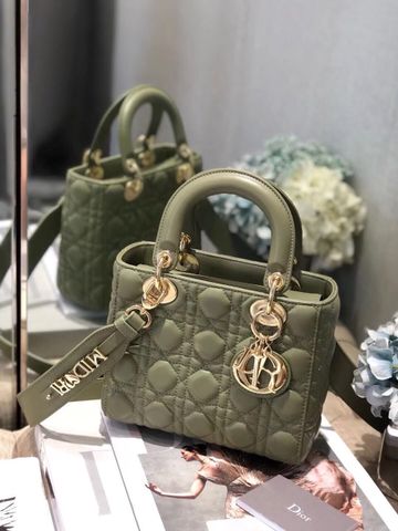 Túi xách nữ Dior* lady size 20cm kèm quai bản to