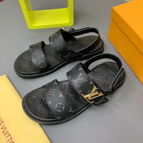 Sandal nam LV* quai hoạ tiết Monogram đẹp cao cấp