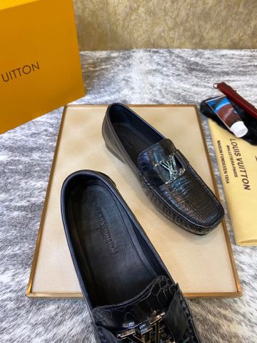 Giày nam Loafer LV* da cá sấu cực đẹp lịch lãm VIP 1:1