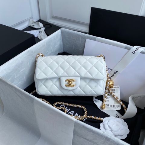 Túi xách nữ CHANEL* da cừu 20cm khoá vàng 4 màu đẹp SIÊU CẤP