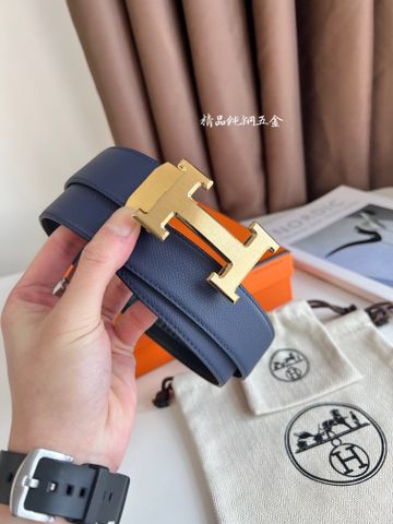 Belt nam HERMES* khoá bấm cao cấp