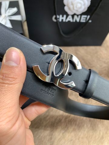 Belt nữ CHANEL* bản 3cm mặt logo đẹp cao cấp