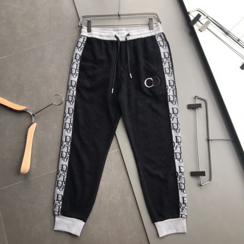 Quần jogger nam dior sườn phối hoạ tiết chất vải dập nổi hoạ tiết đẹp cao cấp