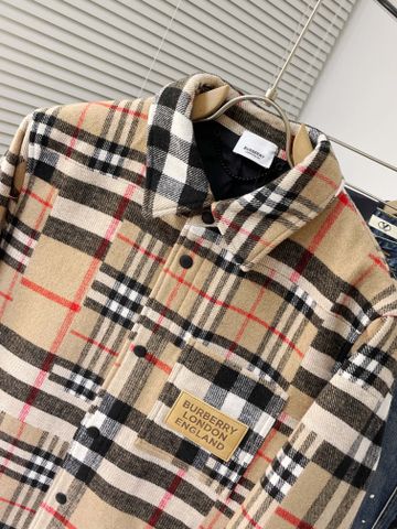 Áo khoác dạ kẻ Burberry* VIP 1:1