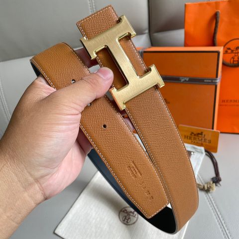 Belt nam HERMES* nhiều màu đẹp Dây da sử dụng được cả hai mặt đẹp và tiện lợi