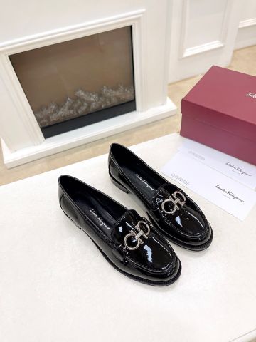 Giày nữ Loafer SALVATORE* da bóng đẹp sang VIP 1:1 chất lượng hàng đầu