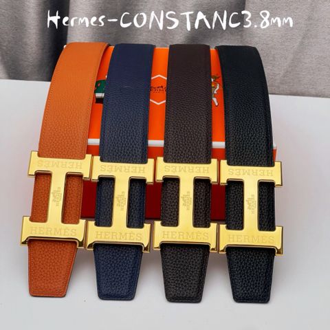 Belt nam Herrmes* bản 3,8cm dây da bò dùng hai mặt