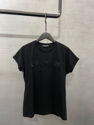 Áo phông nữ BALMAIN* còn đen size M xưởng sale nhanh