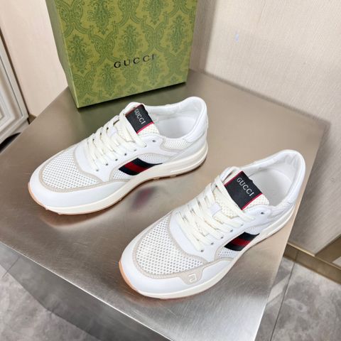 Giày thể thao nam GUCCI* da bò đẹp SIÊU CẤP 2 màu