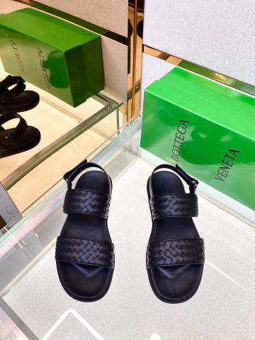 Sandal nam Bottega* Veneta* da bò cao cấp