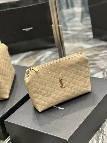 Clutch YSL* nữ da bê trần vân đẹp SIÊU CẤP