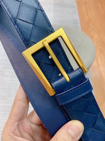 Belt nam Bottega* Veneta* bản 3,5cm dây da bò đan có 4 màu đẹp hàng cao cấp