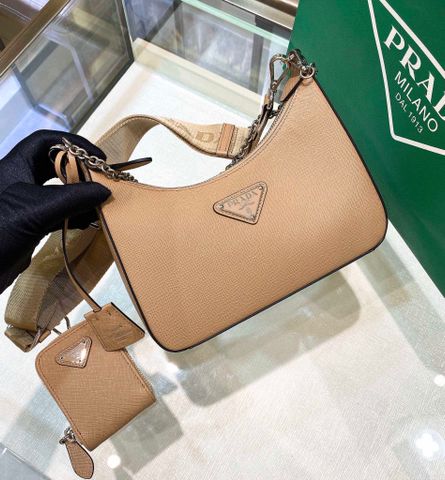 Túi xách nữ PRADA* hobo 22cm da epsom nhiều màu đẹp sang cao cấp