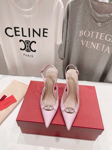 Giày cao gót VALENTINO* cao 9cm chất lụa satin đẹp sang VIP 1:1