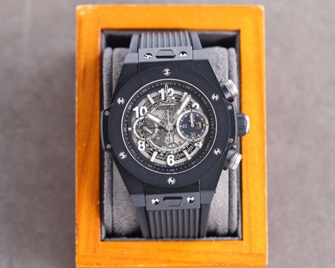 Đồng hồ nam hublot* lộ cơ dây cao su dáng thể thao đẹp VIP 1:1