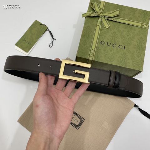 Belt nam GUCCI* bản 3,5cm dây da bò