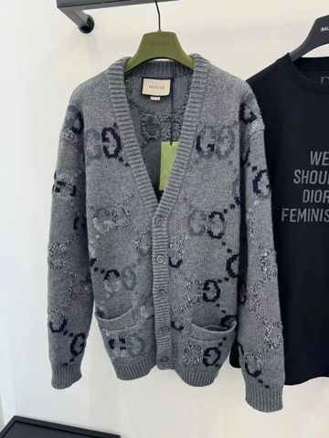 Áo cardigan len nam nữ GUCCI* hoạ tiết logo đẹp VIP 1:1