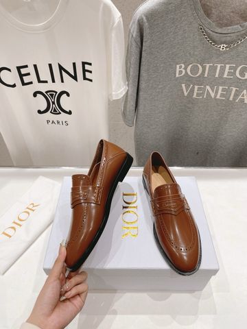 Giày nữ Loafer Di*or* da bóng mờ đẹp sang VIP 1:1 chất lượng hàng đầu