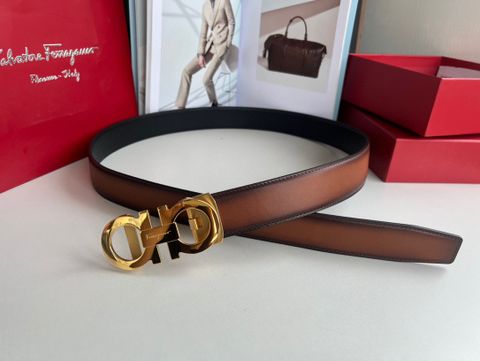 Belt nam SALVATORE* bản 3,5cm da bò khoá bấm đẹp