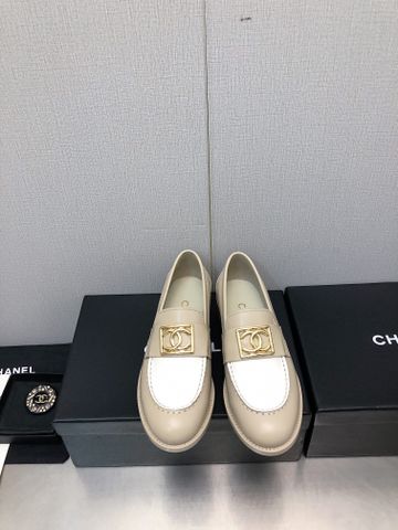Giày nữ Loafer chanel* da bò phối màu đẹp VIP 1:1 chất lượng hàng đầu