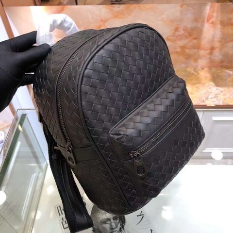 Ba lô Bottega* Veneta* nam nữ da đan đẹp SIÊU CẤP 27x24cm