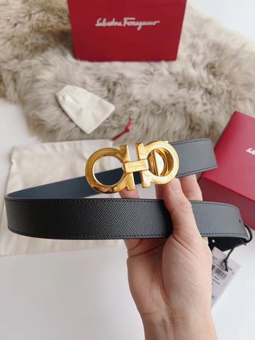 Belt nam SALVATORE* Dây da sử dụng được cả hai mặt đẹp và tiện lợi cao cấp