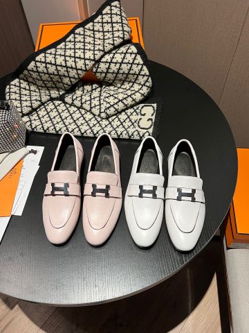 Giày lười nữ Hermes* da bò đẹp VIP 1:1