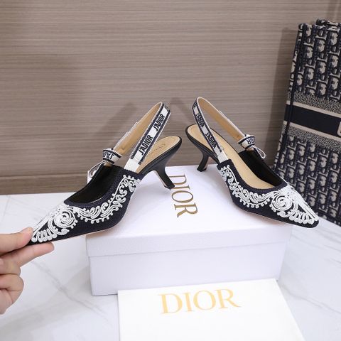 Giày cao gót Dior* SIÊU CẤP chất vải thêu hoa văn nổi đẹp sang loại 6,5cm 9,5cm và loại bệt SIÊU CẤP chất chuẩn nét: