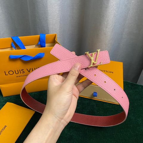 Belt nữ LV* cao cấp bản 3cm dây da bò mềm dùng 2 mặt cực đẹp