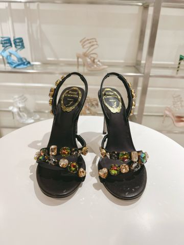 Sandal cao gót Renee* Caovilla* cao 9,5cm đẹp sang VIP 1:1