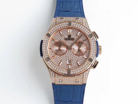 Đồng hồ nam Hublot* thể thao mặt nạm full diamond VIP 1:1