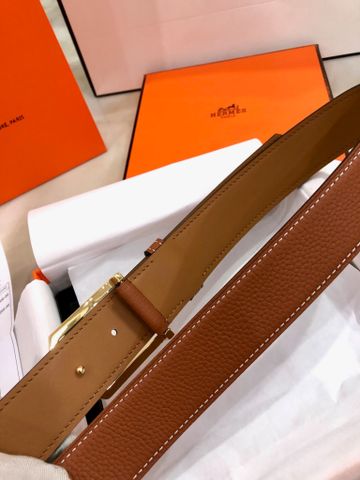 Belt nam nữ HERMES* bản vừa 3,5cm dây da bò togo nhập khẩu cao cấp  hàng SIÊU CẤP