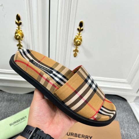 Dép BURBERRY* nam nữ chất vải kẻ đẹp hàng cao cấp