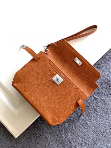 Clutch HERMES* nam nữ sz 26cm da bò togo mềm 3 màu đẹp sang thanh lịch cao cấp