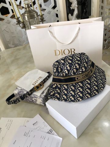 Mũ nữ Dior* hoạ tiết oblique đẹp cao cấp